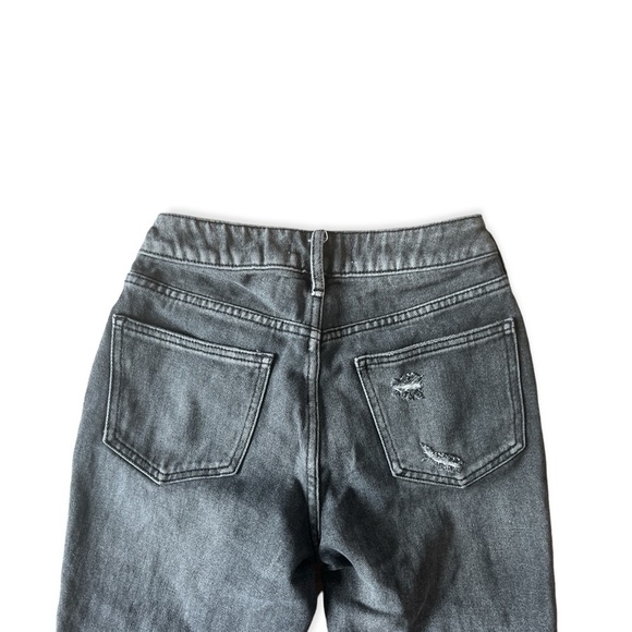 PacSun Women’s Distressed Busted Grey High Rise Mom Jeans, Size 23 - Picture 4 of 10